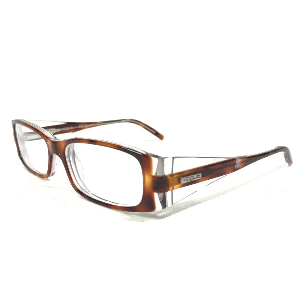 Vogue Eyeglasses Frames VO2389 1471 Brown Tortoise Clear Rectangular 53-15-140